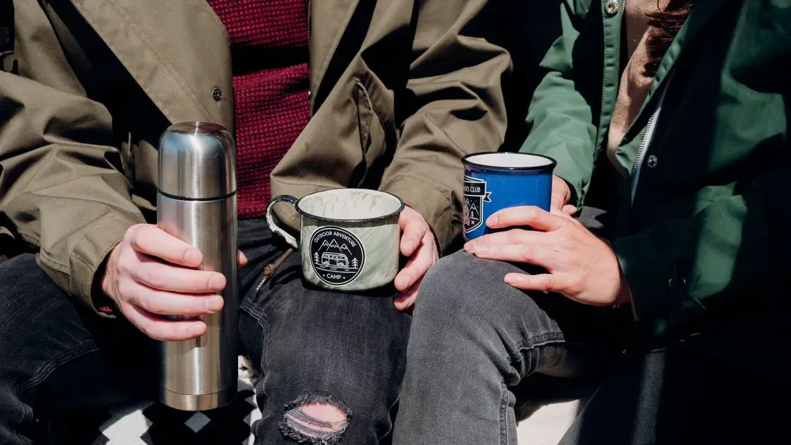 Kaffe på väg till jobbet