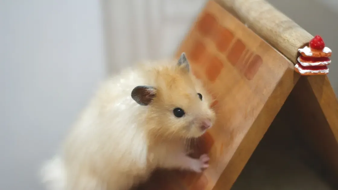 Hamsterbur med strö